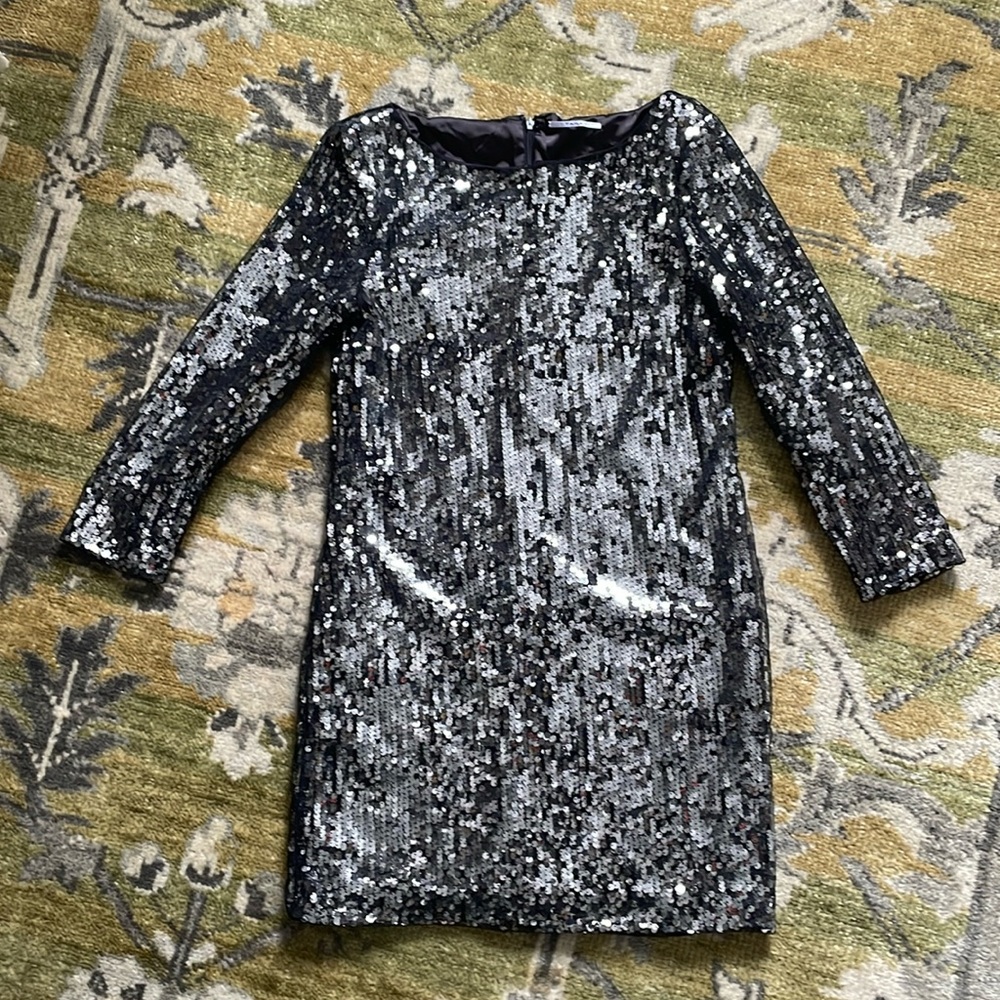 T TAHARI sequence mini dress